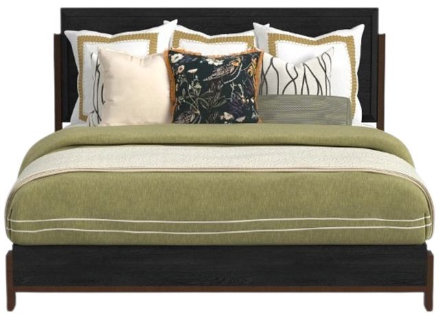 Flexsteel® Waterfall Deep Ebony King Panel Bed-2
