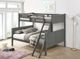 Elements International Sami Gray Twin/Full Bunk Bed-4
