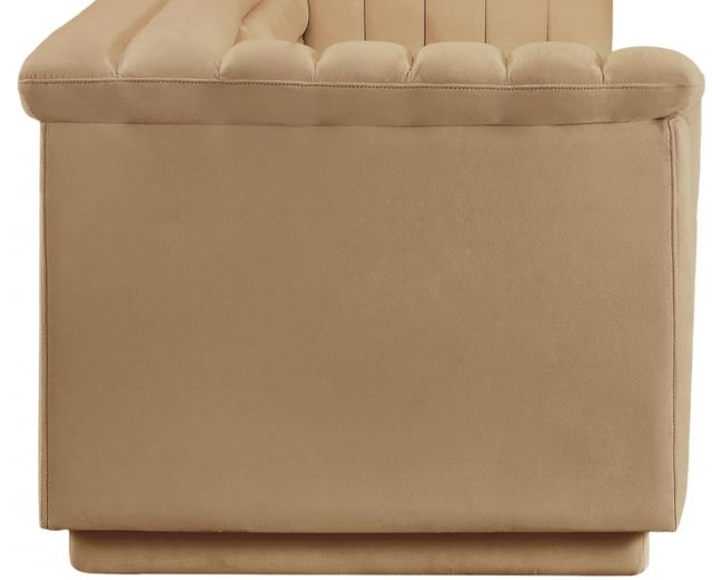 Meridian Furniture Cascade 2-Piece Camel Velvet Sofa-2