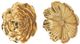 A & B Home 2-Piece Gold Rose Hanging Wall Accent Set-1