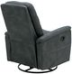 Emerald Home Danyon Charcoal Manual Swivel Glider Recliner-5