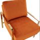 VIG Furniture Divani Casa Bayside Orange Accent Chair-4