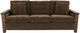 International Furniture Direct Walnut Brown/Reddish Brown Sofa-2