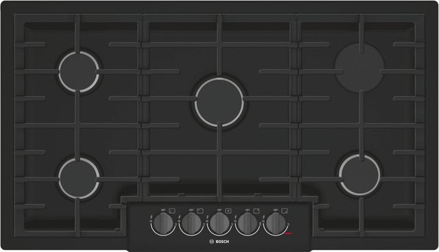 Bosch 800 Series 36" Black Gas Cooktop-0