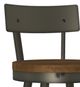 Amisco Customizable Lauren Swivel Spectator Stool-1