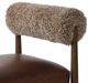 Four Hands Jazelle Havana Brown/Taupe Shearling Bar Stool-5