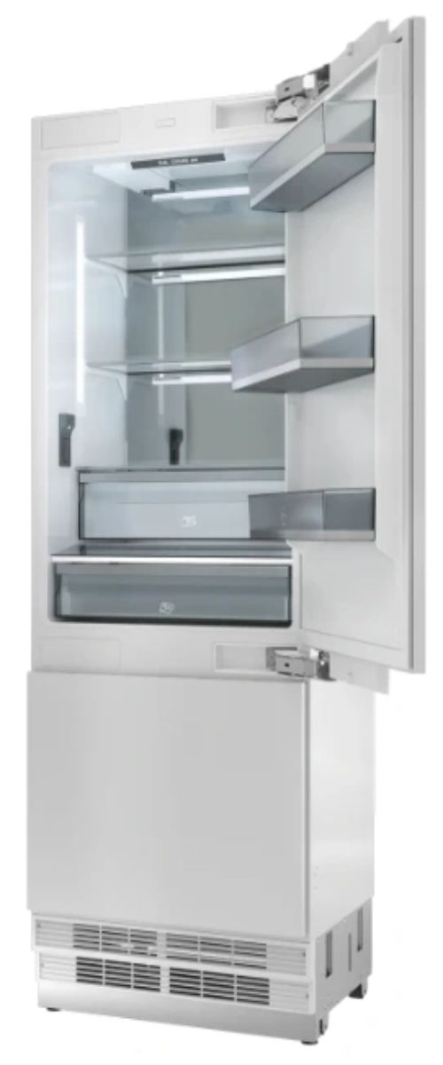 Thor Kitchen® X-Series 30 in. 16.1 Cu. Ft. Panel Ready Built In Counter Depth Bottom Freezer Refrigerator-2