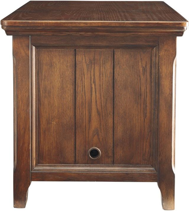 Signature Design by Ashley® Woodboro Dark Brown Media End Table-2