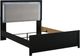 Signature Design by Ashley® Maeling Black Queen Upholstered Panel Bed-3