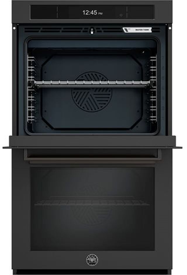 Bertazzoni Professional Series 30'' Carbonio Double Electric Wall Oven with Steam-1