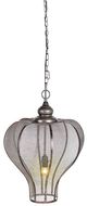 A & B Home Silver Nicollet Crown Hanging Light Fixture-2