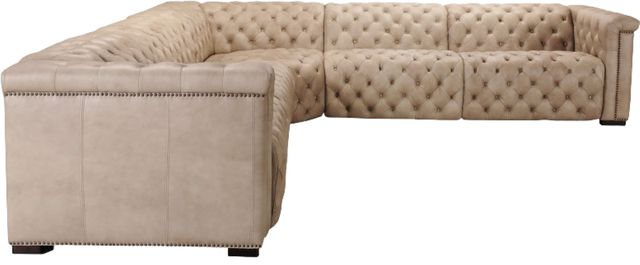 Hooker® Furniture MS Savion Grandier 5-Piece Giovanni Taupe L-Shape Power Reclining Sectional with Power Headrest-2