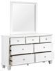 Signature Design by Ashley® Fortman White Dresser and Mirror-4