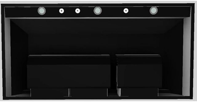 Vent-A-Hood® Designer Series 48" Black Wall Mounted Range Hood-3