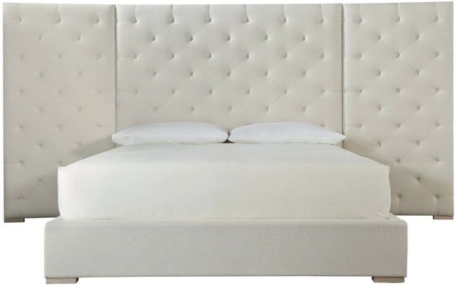 Universal Explore Home™ Brando Quartz King Upholstered Panel Bed with Panels-0