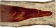 Fairfield® Live Edge Natural Guanacaste 54" Waterfall Cocktail Table with Metal Legs-1