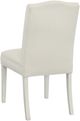Fairfield® Customizable Entree Dining Camel Short Back Dining Chair with Linen Legs and Buttons-3