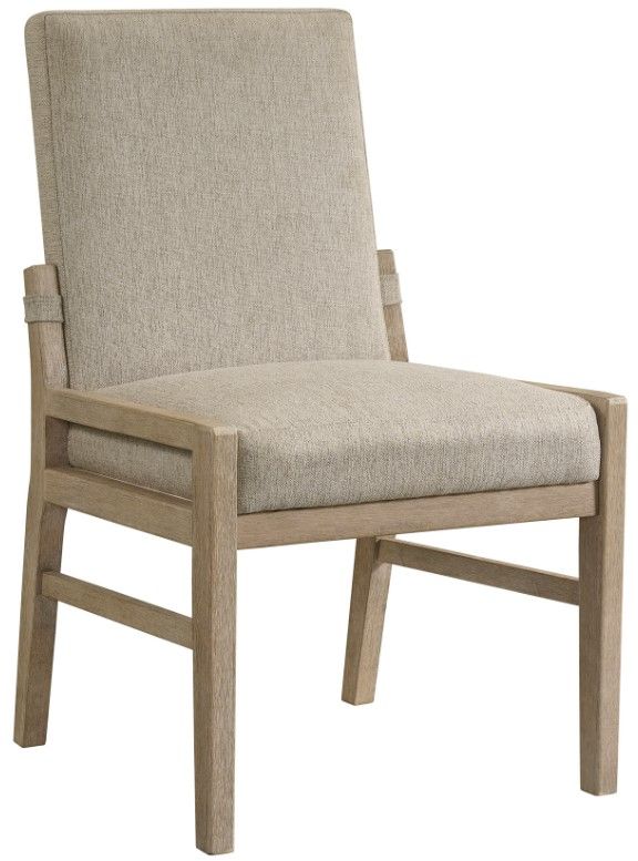 Intercon Nash Beige/Weathered Sand Upholstered Dining Side Chair-0