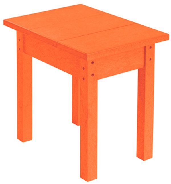 C R Plastic Generation Line Orange Rectangular Table-0