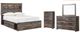 Signature Design by Ashley® Drystan 4-Piece Brown Full Bookcase Bed Set-0