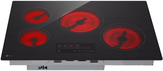 LG 30" Black Smart Electric Cooktop-3