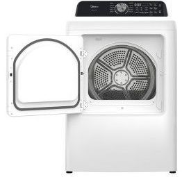 Midea® White Top Load Washer & Gas Dryer Laundry Pair-2