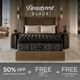 Beautyrest Black® Series 4 Pocketed Coil® 17.5" Firm Summit Pillow Top Queen Mattress-0
