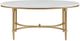Olliix by Madison Park Signature White/Gold Bordeaux Coffee Table-0