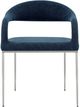 Armen Living Morgan 2-Piece Blue Dining Chair Set-0