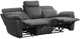 Homelegance® Clifton Gray Double Manual Reclining Sofa-2