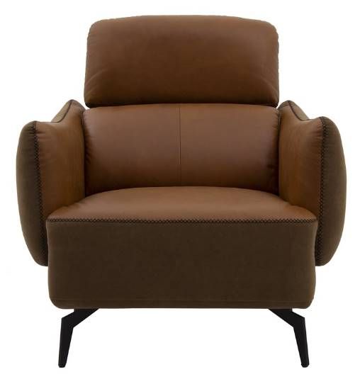 YHD Duri Brown Accent Chair-1