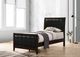 Coaster® Carlton Cappuccino/Black Twin Bed-1