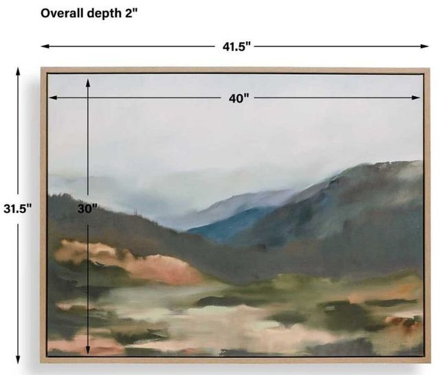 Uttermost® Fading Memory Framed Landscape Art-2