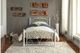 Mazin Furniture Pallina Twin Metal Platform Bed-1