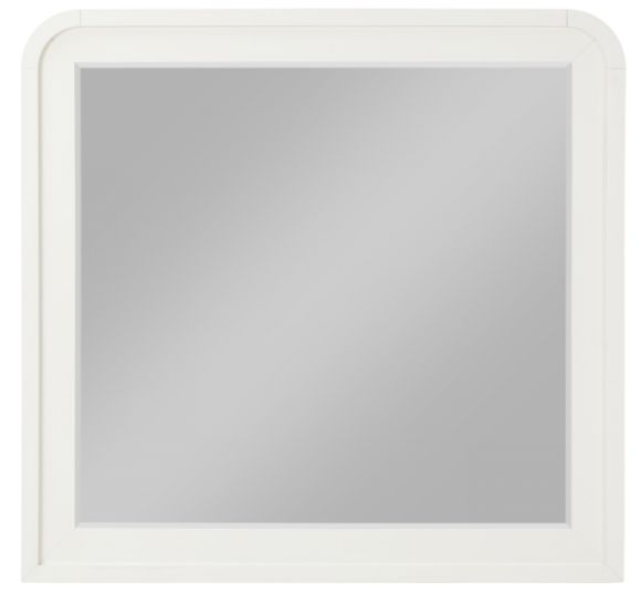 Meridian Furniture Fluted Cream Dresser Mirror-0