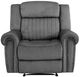 Homelegance® Brennen Charcoal Reclining Chair-2