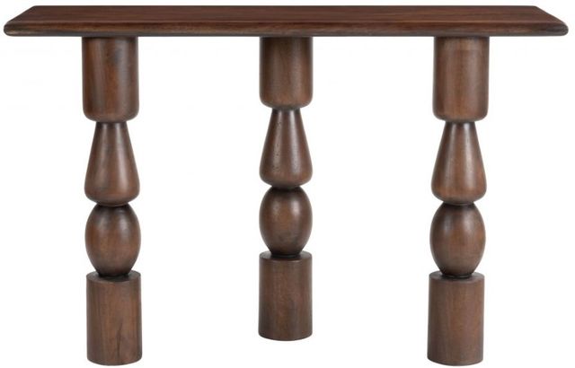 Zuo® Modern Split Brown/Walnut Console Table-2