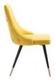 Zuo® Piccolo Yellow Dining Chair-2
