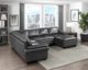 Homelegance® Exton 4-Piece Gray Sectional-1