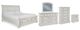 Signature Design by Ashley® Robbinsdale 5-Piece Antique White Queen Sleigh Bed Set-0