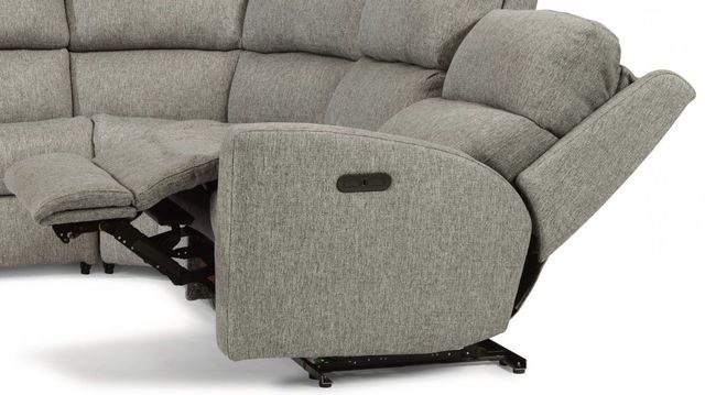 Flexsteel® Catalina Right-Arm-Facing Power Recliner with Power Headrest-2
