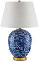 Currey & Company Nami Blue/Off-White Table Lamp-1