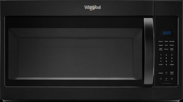 Whirlpool® 1.9 Cu. Ft. Black Over the Range Microwave with Sensor Cooking Technology-0