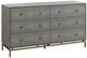 TOV Furniture Pesce Gray 6-Drawer Dresser-0