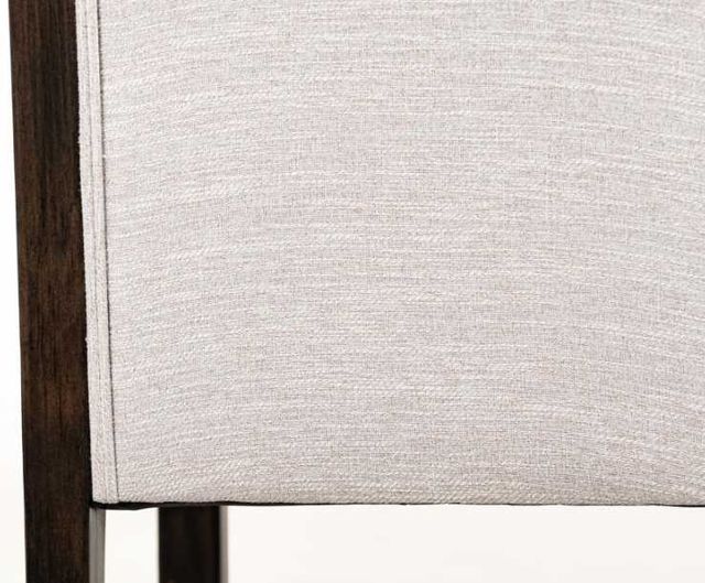 International Furniture Direct Raramuri Stained Dark/White Upholstered Dining Side Chair-3