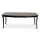 John Thomas Furniture® Cosmopolitan Salerno Coal Dining Table with Black Legs-1