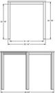 Amisco Customizable Carbon Thermo Fused Laminate Table-2