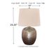 Signature Design by Ashley® Magalie Antique Silver Table Lamp-1
