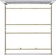 Elements International Belinda White King Panel Bed-2