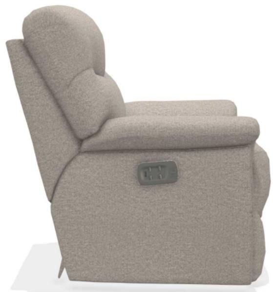 La-Z-Boy® James Muslin Power Rocking Recliner with Headrest-2